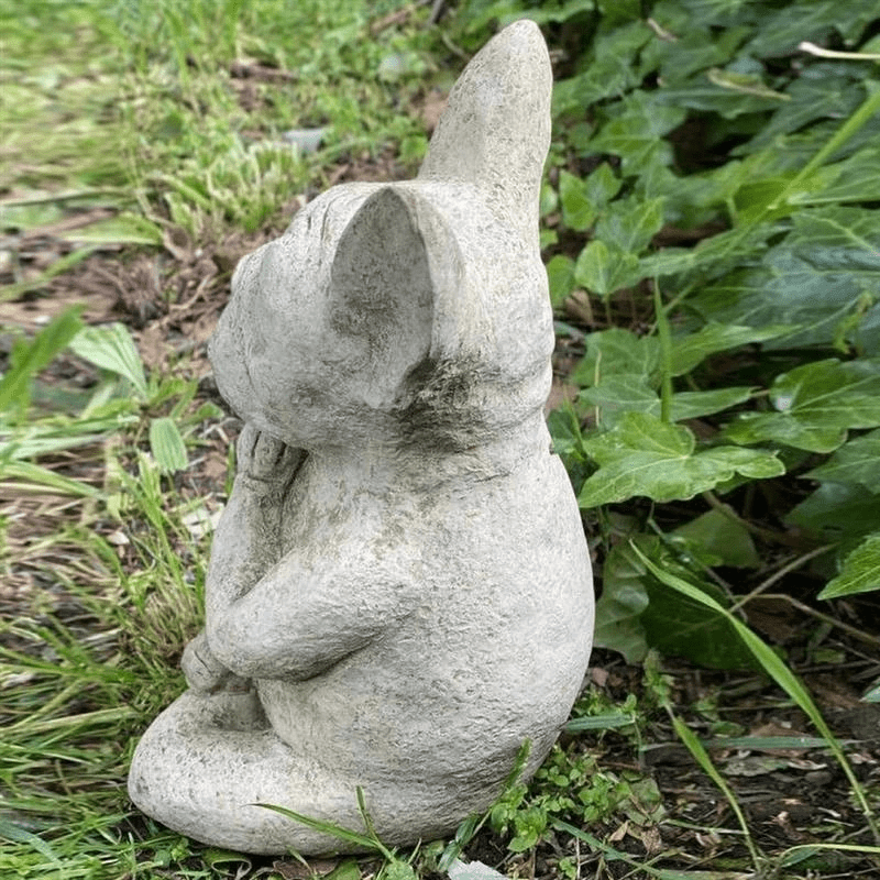 Estatueta de Decoração Cão Meditador