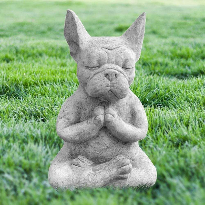 Estatueta de Decoração Cão Meditador