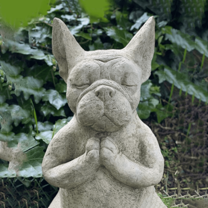 Estatueta de Decoração Cão Meditador