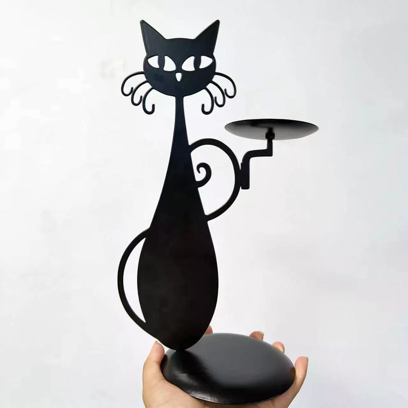 Porta Vela Gato Preto